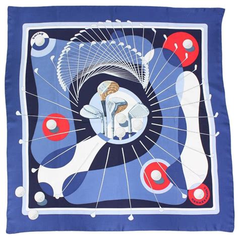 hermes golf ball scarf|HERMES Silk Balles De Golf Twilly 1120050 .